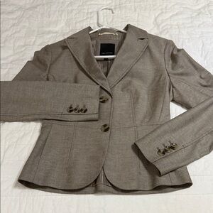 The Limited Beige Blazer with Button Detail: EXCELLENT CONDITION NO FLAWS